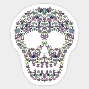 Vampis skull Sticker